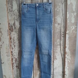 Garage Light Blue Skinny Jeans